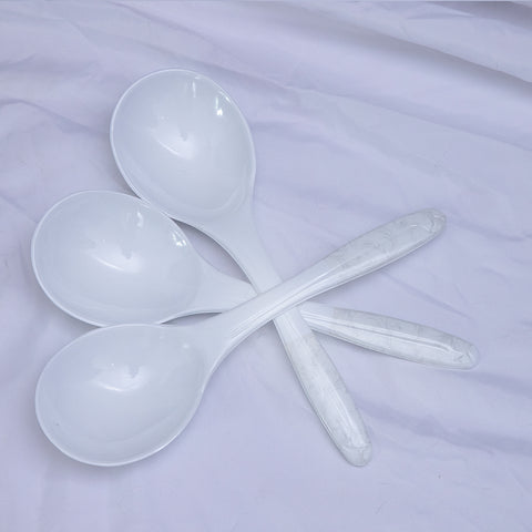 80pcs Pitch Dark Motif Melamine Dinner Set