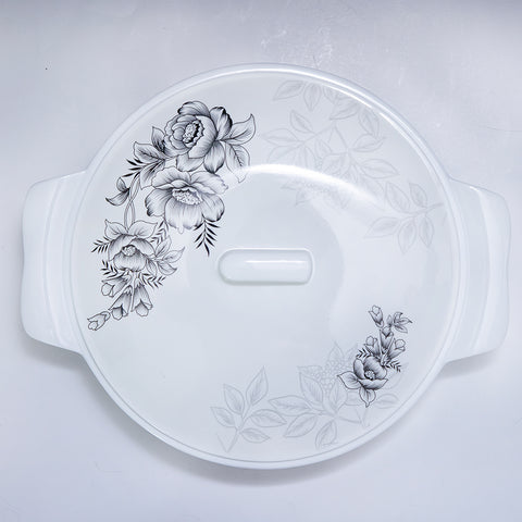 80pcs Pitch Dark Motif Melamine Dinner Set