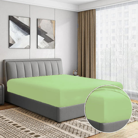 3 Pcs Fitted Sheet Set-Lime Green