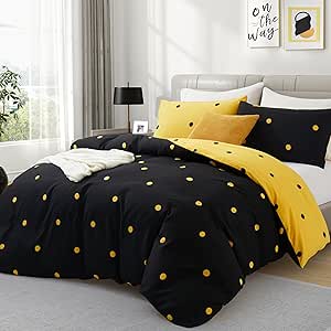 3Pcs Dotted Soft Satin Bedsheet