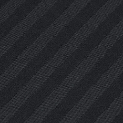3 Pcs Stripe Fitted Sheet Set-Black