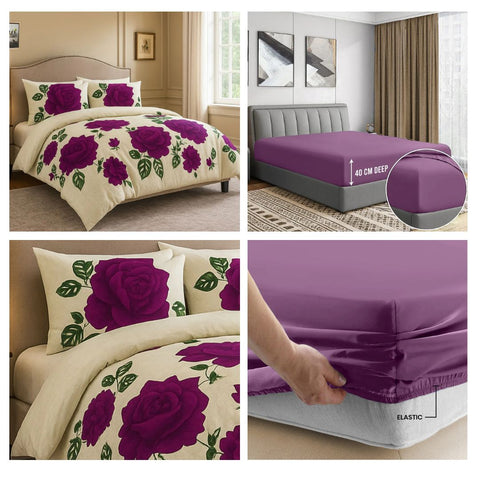 6Pcs Combo Bedding Set