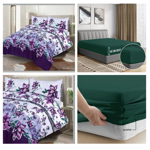 6Pcs Combo Bedding Set