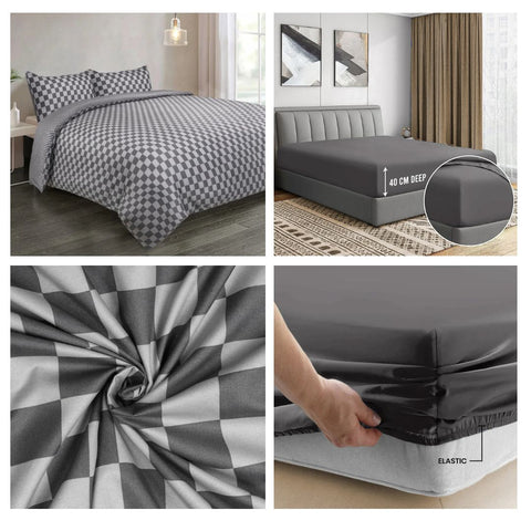 6Pcs Combo Bedding Set