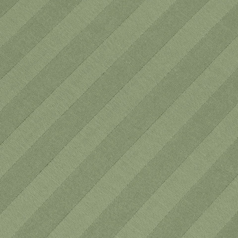 3 Pcs Stripe Fitted Sheet Set-Olive Green