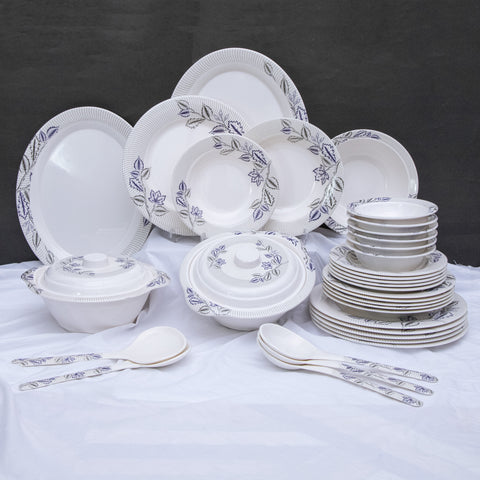Leaf Bunches Melamine Dinner Set