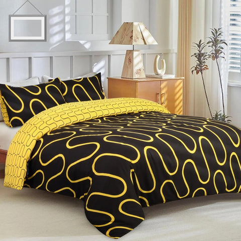 Waves Soft Satin Bedsheet