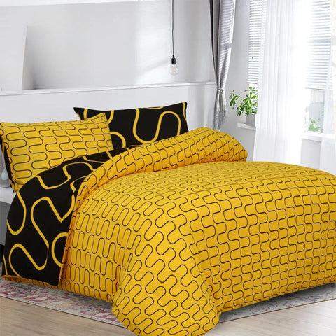 Waves Soft Satin Bedsheet