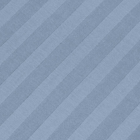 3 Pcs Stripe Fitted Sheet Set-Light Blue