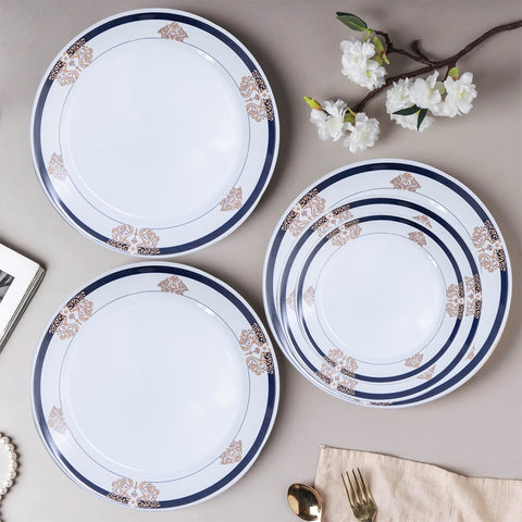 Gold Pattern Melamine Dinner Set
