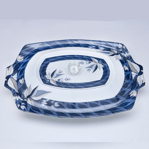 80 Pcs Sapphire Melamine Dinner Set