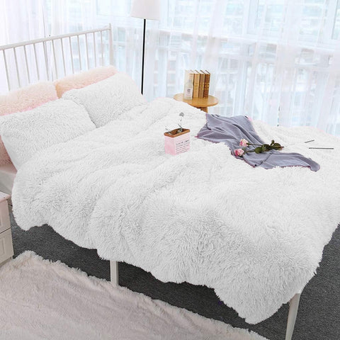 White Shaggy Blanket
