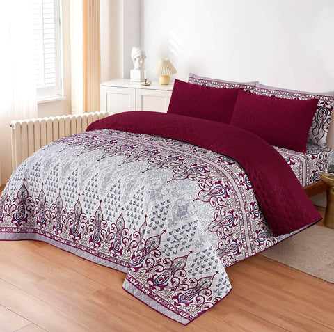 PRINTED SUMMER COMFORTER SET- 6 PCS