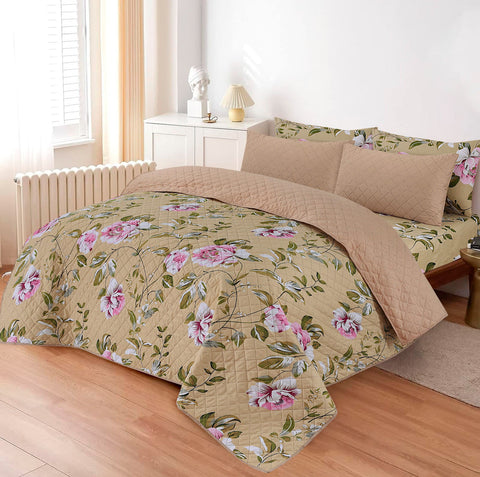 PRINTED SUMMER COMFORTER SET- 6 PCS