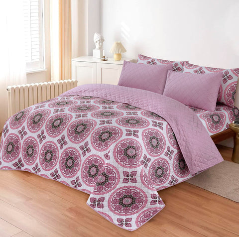 PRINTED SUMMER COMFORTER SET- 6 PCS