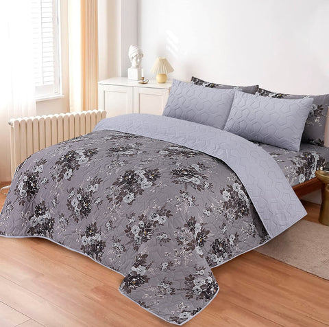 PRINTED SUMMER COMFORTER SET- 6 PCS
