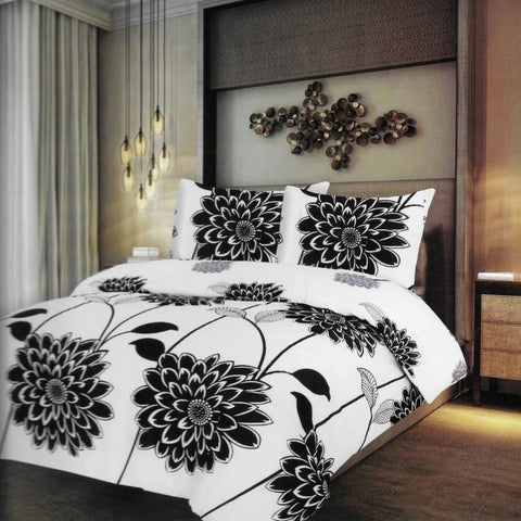Bunty White Soft Satin Duvet Cover
