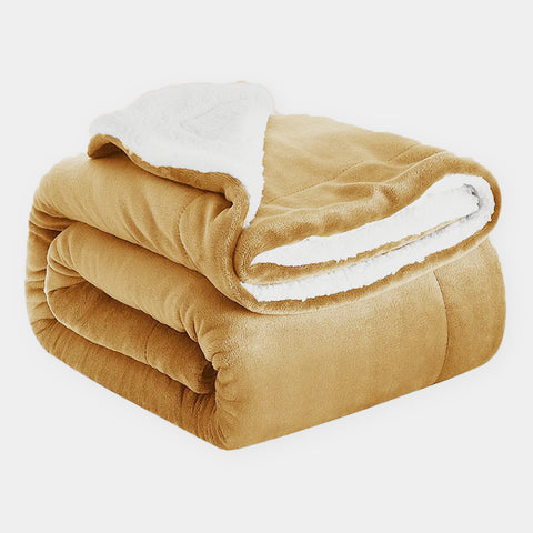 Sherpa Fleece Throw Blankets