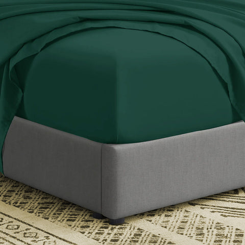 3 Pcs Fitted Sheet Set-Green