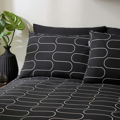 Waves Soft Satin Bedsheet
