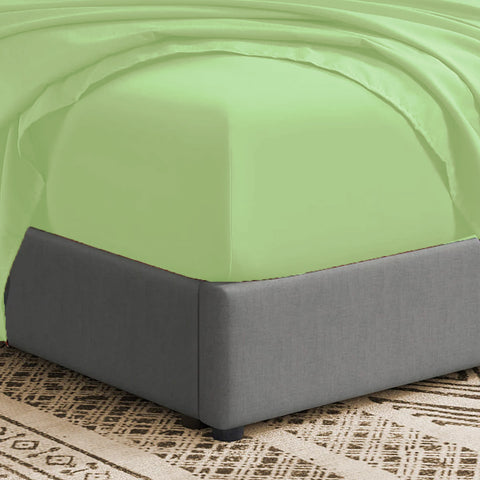 3 Pcs Fitted Sheet Set-Lime Green