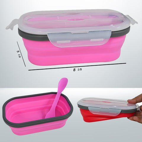 Small Lunch Box- Silicon Foldable