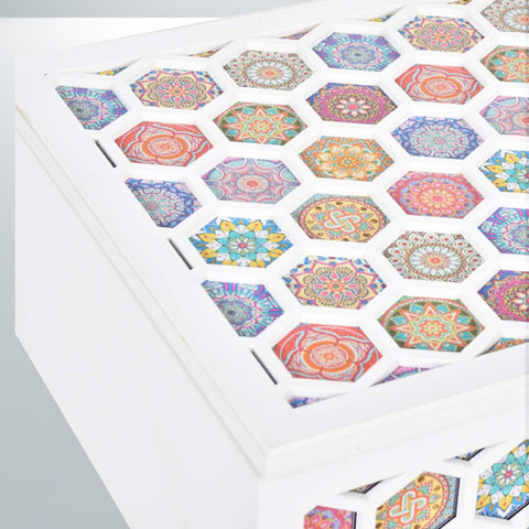 Mosaic Pattern Makeup Organizer