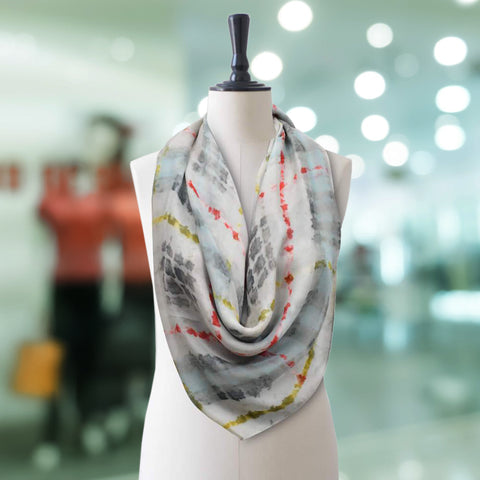 Silk Fancy Fabric Twill Scarves