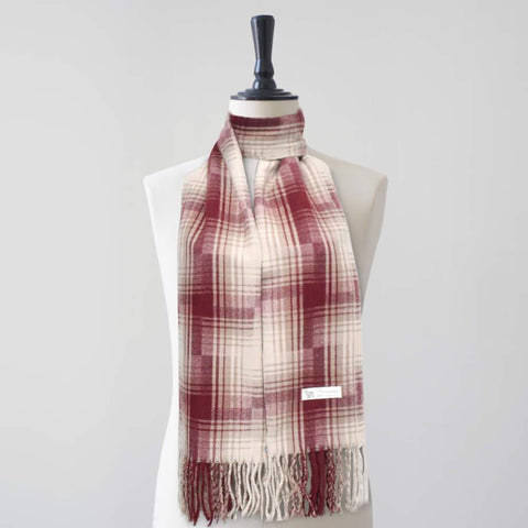 Woolen Large Check Design Scarves