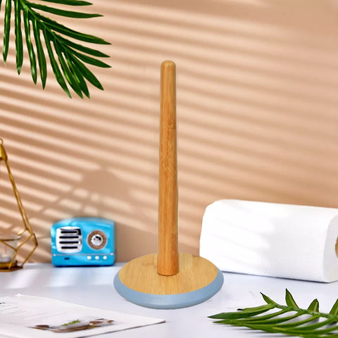 Bamboo Wooden Tissue Roll Holder Tessie And Jessie