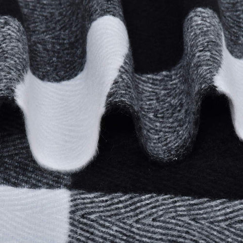 Woolen Small Check Design Scarves