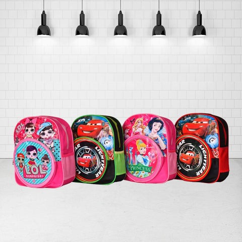 Cartoon Characters Kids Back Pack School Bag