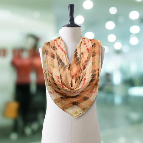 Silk Fancy Fabric Twill Scarves