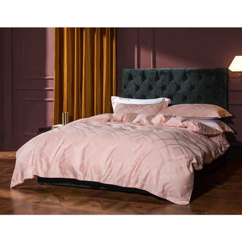 Light Pink- Macchiato Kelly Fancy 4 Pcs Bedding Set