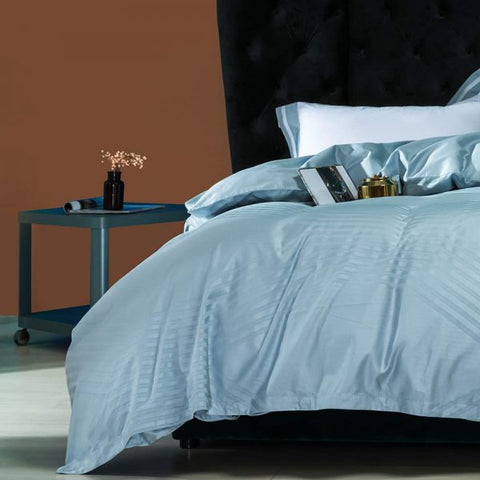 Lorraine Aqua- Macchiato Lowland Fancy 4 Pcs Bedding Set