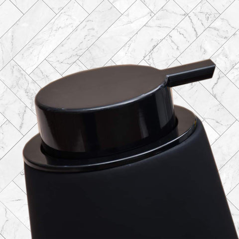 3Pcs Matte Black bath Accessories Set