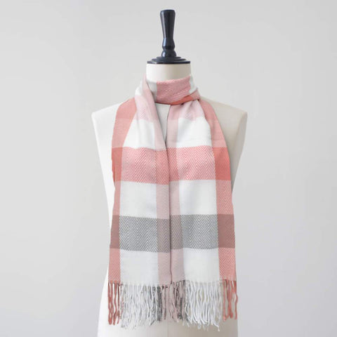 Woolen Small Check Design Scarves