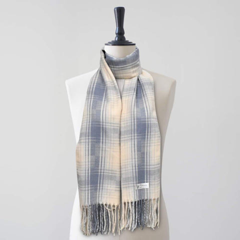 Woolen Large Check Design Scarves