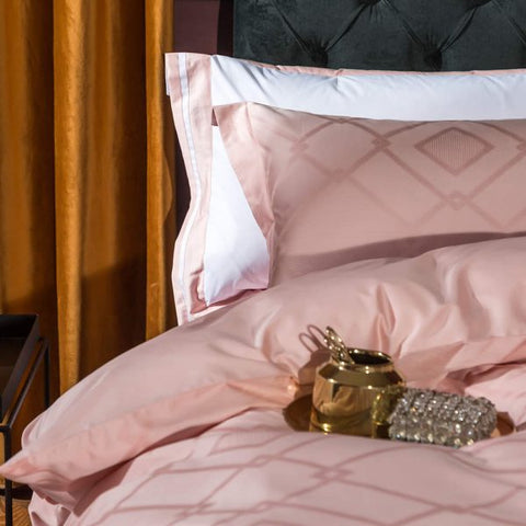 Light Pink- Macchiato Kelly Fancy 4 Pcs Bedding Set