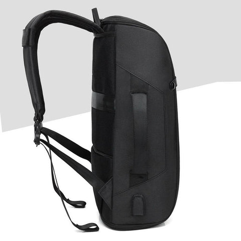 Mens 2 in1 New Style Anti-Theft USB Charging Slim Backpack/Laptop Bag