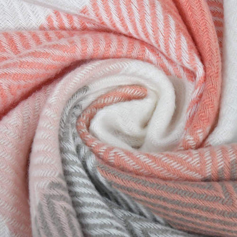 Woolen Small Check Design Scarves