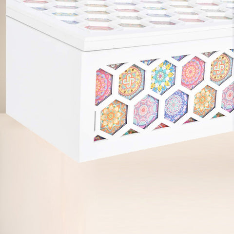 Mosaic Pattern Makeup Organizer
