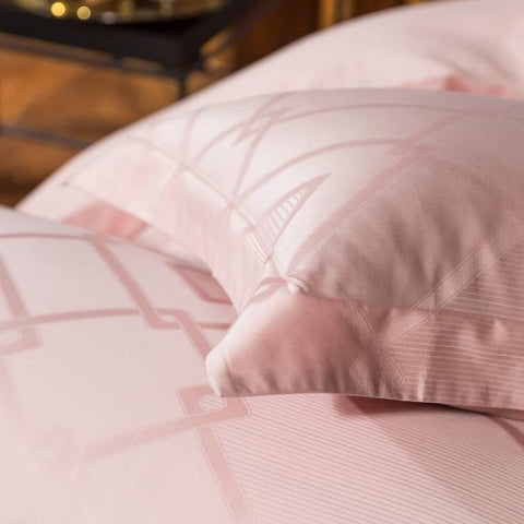 Light Pink- Macchiato Kelly Fancy 4 Pcs Bedding Set