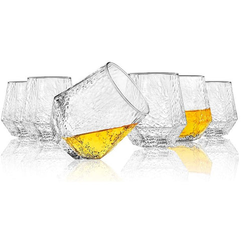 6pcs White Sapphire Glass Set