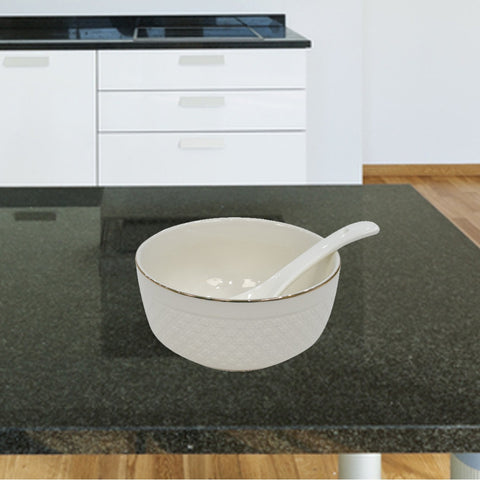 15Pcs Traditional Ceramic Soup Set