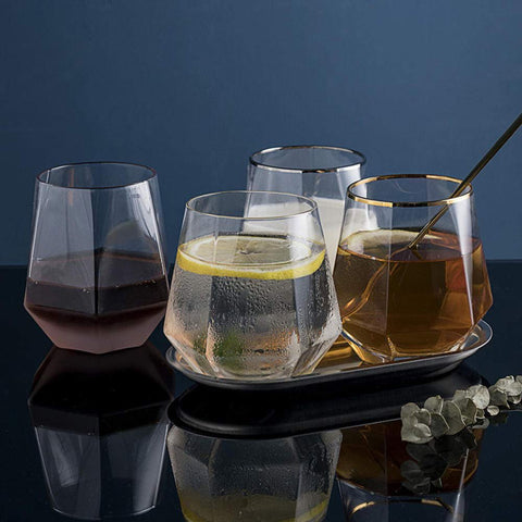 6Pcs Diamond Shaped Glass Set