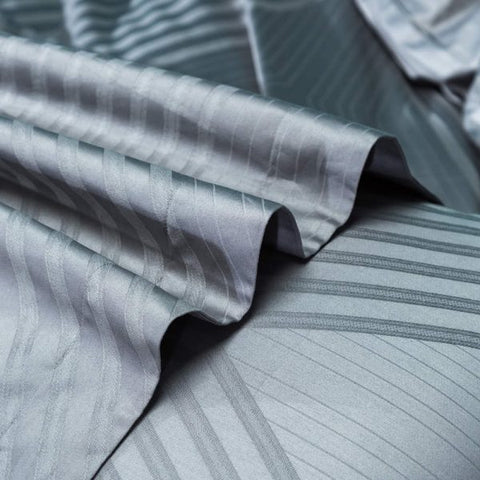 Silver Grey- Macchiato Lowland Fancy 4 Pcs Bedding Set