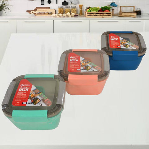 Lunch Box- Dual Color Plastic