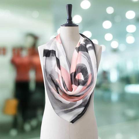Silk Fancy Fabric Twill Scarves