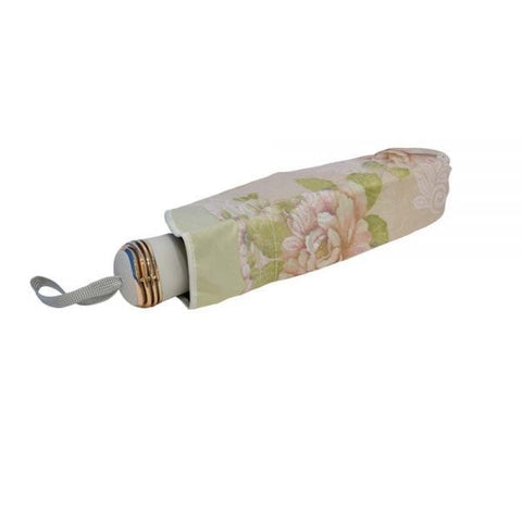 Light Pink Floral Embroidered Umbrella